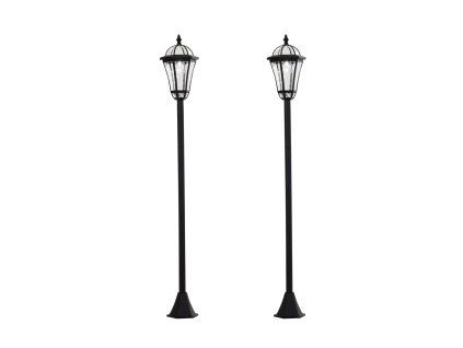 Solární zahradní LED lucerny 2 ks