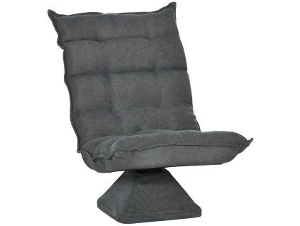 Relaxační křeslo polohovatelné, šedé