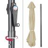 Kingsleeve slunečník béžový průměr 300 cm