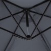 Konzolový slunečník antracitový alu Ø330cm 7