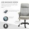 Masážní kancelářská výškově nastavitelná otočná židle, ergonomická,