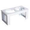 Miska na krmení pro psy z nerezové oceli 58,4 x 30,5 x 25,4 cm