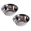 Miska na krmení pro psy z nerezové oceli 58,4 x 30,5 x 25,4 cm