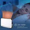 Elektrické ventilátorové topení s LED displejem, 3 úrovně topení, 24-hodinový časovač, 2180 W