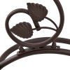Ptačí koupel / pítko ve tvaru lotosového listu, bronz, výška 54 cm