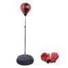 Boxovací sada s rukavicemi a pumpou, výška 125 - 145 cm, červená + černá