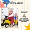 Dětské odrážedlo traktor s přívěsem, žluté