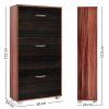 Casaria výklopný botník wenge-černý 115 x 61 x 24 cm