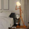Stojací lampa dřevěný panák, 160 cm