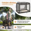 Skládací cestovní box pro psy XXXL, antracitový