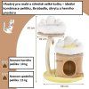 Odpočívadlo pro kočky v designu květiny, výška 83 cm