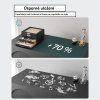 Organizér na šperky se dvěma přihrádkami a zrcadlem, černý