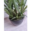 Umělá květina Orchidea v květináč 120 cm, fialová