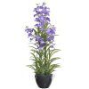 Umělá květina Orchidea v květináč 120 cm, fialová