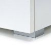 Casaria komoda Alba DB131 bílá se 3 dvířky a zásuvkami, 107 x 74 x 35 cm