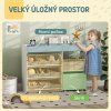 Dětský regál na hračky s 11 boxy, bílo-šedý