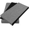 Casaria taburet s úložným prostorem 80 x 40 x 40 cm šedý textil