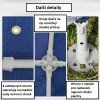 Zahradní altán s moskytiérou modrý 3 x 3 m
