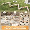 Balanční kladina dřevěná pro děti 3-8 let