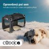 Skládací cestovní box pro psy XXL, antracitový