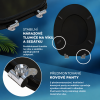 WC sedátko s automatickým spouštěním černé