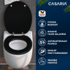 WC sedátko s automatickým spouštěním černé