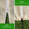 Ochranný obal na rostliny 2,5 x 3,6 cm, béžový