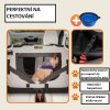 Skládací cestovní box pro psy XXL, šedý