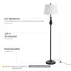 Sada lamp, 1 stojací a 2 stolní, černo-bílé