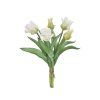Umělá kytice Tulipány 5 ks, střapaté, více barev