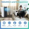 Mobilní klimatizace 7000 BTU 3v1, do 28 m², černá