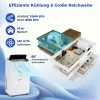 Mobilní klimatizace 12000 BTU 4v1, do 42 m², bílá