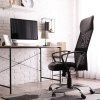 Casaria kancelářská židle Deluxe černá se síťovinou
