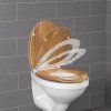 WC sedátko s automatickým spouštěním dekor bambus - KOSMETICKÁ VADA
