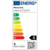 Stolní LED lampa Lilly, nastavitelné rameno, kožený vzhled, bílá - BEZ ADAPTÉRU