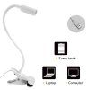 Monzana přenosná USB LED lampička s klipem bílá, 4 W, 210 lumenů