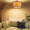 Oblouková lampa nastavitelná, mramorová základna