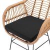 Casaria proutěný balkónový set s podsedáky