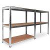 Monzana 2x regál 180 x 90 x 40 cm, nosnost až 875 kg