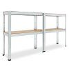 Monzana 2x regál 160 x 90 x 40 cm, nosnost až 700 kg